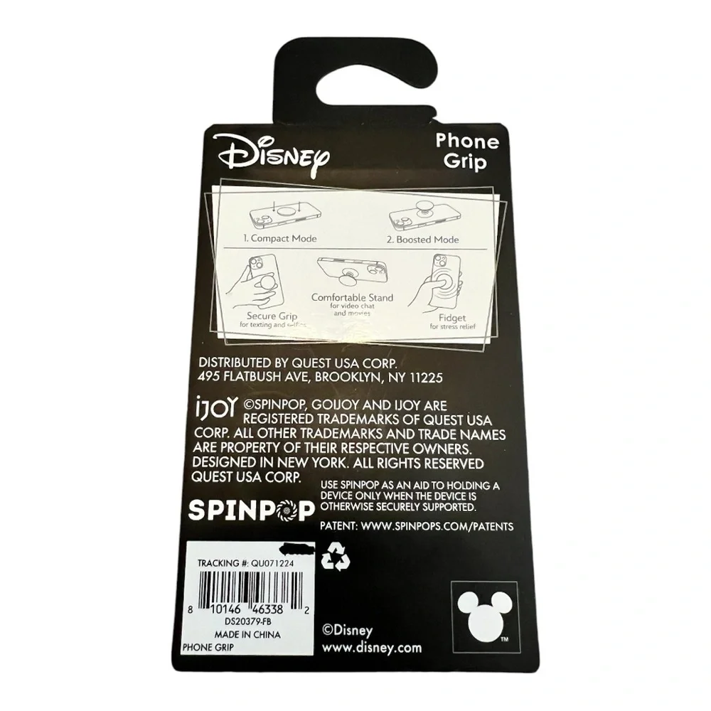 NWT Disney Spinpop Stitch Phone Grip